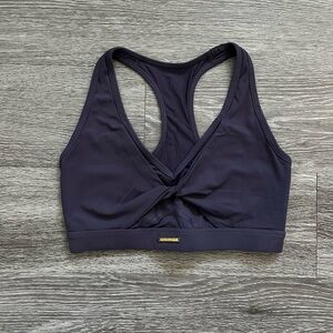Gymshark Whitney Simmons Indigo Navy Mesh Sports Bra (Small)